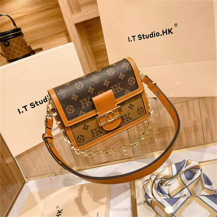 Bolso de Diseñador de Cuero Genuino para Mujer 2025 Bolso de Hombro Nuevo de Lujo para Hong Kong - 1
