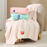 Toalla de baño de dibujos animados para bebé, suministros de terciopelo coral, suave, absorbente, no esponjoso, 1 piezas - details 0