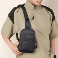Bolso de pecho Simple de gran capacidad para hombre, riñonera informal impermeable para hombre, bolso multifuncional para teléfono móvil de estilo coreano para niños - details 31