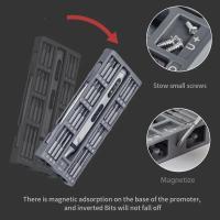 Destornillador eléctrico de precisión, multifuncional, silencioso, batería duradera, recargable, desmontaje, reparación, juego de cabezales - details 3