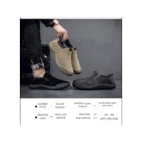 Zapatos De Trabajo Para Hombre Casual Transpirables Loafers Ligeros De Verano Antideslizantes Con Suela Suave Para Playa Y Interior - details 3