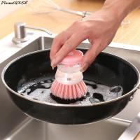 Cepillos automáticos para lavar platos, dispensador de jabón líquido, herramienta de limpieza de cocina, 2 unidades - details 2