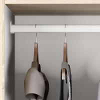 Organizador de Armario de Estilo Canadian 2 Puertas, 2 Cajones Acabado en Roble Blanco - details 1