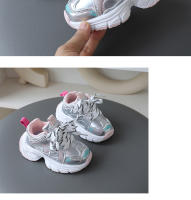 Nuevas zapatillas de cuero para niños y niñas, zapatos medianos antideslizantes, informales de suela suave - details 10