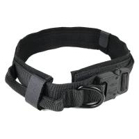 Collares tácticos con correa perro, Collar militar nailon ustable para perros medianos grandes, entrenamiento de pastor alemán y - details 9