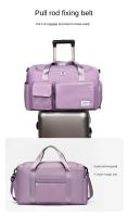 Bolsa De Viaje UNIXINU Para Mujer Con Compartment Para Zapatos Gran Capacidad Weekender Deporte Y Fitness Bolsa De Ma Casual - details 10