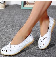 Zapatos de mujer para verano, zapatos planos de cuero suave, mocasines planos sin cordones, zapatos casuales para mujer, respirador - details 3