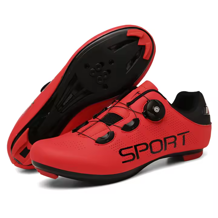 Zapatillas de ciclismo para hombre y mujer, zapatos de bicicleta compatibles con Peloton, Delta, Clip de tacos para ciclismo de carretera, Pedal para interior y exterior - 1