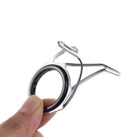Kit de reparación de línea de anillo guía de dos pies, accesorios de pesca con bucle de alambre, guías de caña de pescar de acero inoxidable, puntas, anillos circulares - details 15