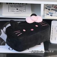Funda de Lápices de Peluche Hello Kitty Bolsa de Almacenamiento de Papelería Grande para Estudiantes Bolsa de Maquillaje Kawaii para Niñas Regalo de Fiesta Perfecto - details 6