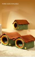 Casa de invierno para gatos, casa oculta para gatos, Habitats, perrera para interiores, cama para dormir para mascotas pequeñas, tienda de campaña para perros, camas y muebles - details 6