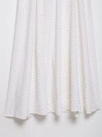 TRAFZA-vestido camisero Retro decorativo para mujer, elegante, de lunares, a la moda, sin mangas, con solapa, de un solo pecho, con cinturón, línea brillante - details 11