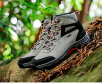 Zapatos de senderismo de cuero de alta calidad para hombre, botas de acampada resistentes al desgaste para exteriores, zapatos de Trekking, zapatillas de caza y escalada - details 15
