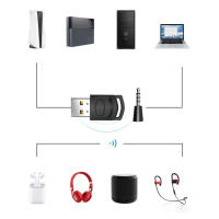 BLUEKAKA Adaptador de Audio Bluetooth 5.0 Receptor inalámbrico para auriculares PS5/PS4 - details 6
