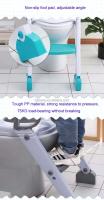 Escalera de baño portátil para niños, orinal para bebé con asiento de entrenamiento con escalera - details 8