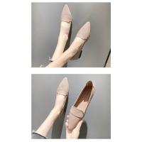 Moda de Zapatos Plano para Mujer 2025 Puntas de Cabeza Afiladas, Depósito Bajo, Zapatos de Cuero Suave, Estilo Primavera y Otoño - details 6