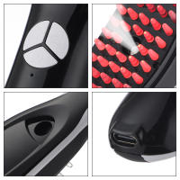 Cepillo de Masaje para Piel con Tecnología de Luz Azul y Roja Herramienta de Estilo Eléctrico para Prevención de Pérdida de Cabello y Crecimiento del Cabello - details 10