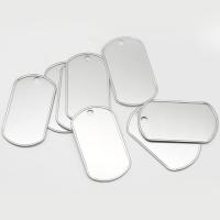 Etiqueta de identificación militar de acero inoxidable para hombres, colgante de 100 20 piezas, collar con personalidad, venta al por mayor - details 6