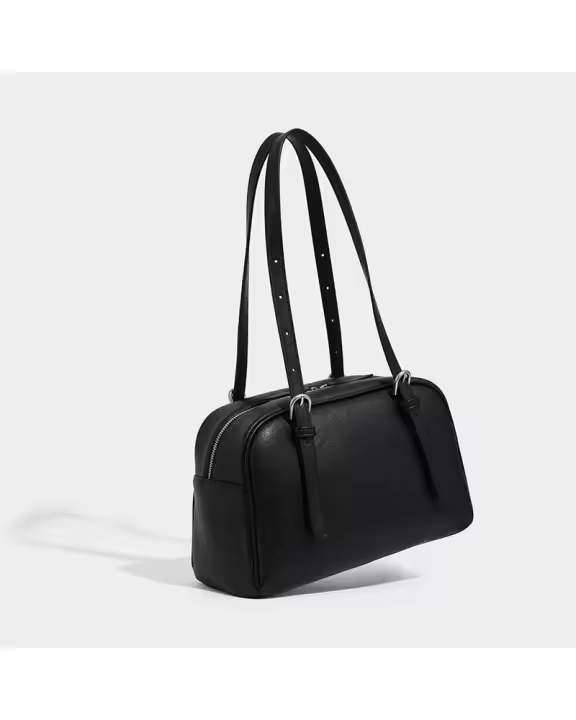 Bolso de bolos retro de gran capacidad para mujer, ambiente premium, casual, versátil, bolso de hombro portátil para viajeros - 1