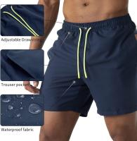 Bañadores Hombre, Pantalones Cortos de Baño Ligeros Secado rápido para Hombre, Bolsos/Natación/Surf/Informal - details 4