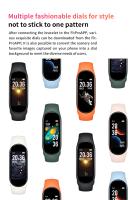 MI8 reloj inteligente con Bluetooth, dispositivo con llamadas, detección de frecuencia cardíaca, modo de ejercicio, recordatorio de sedentarismo, Compatible con Android e IOS - details 2