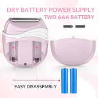 Afeitadora eléctrica portátil para mujer, eliminador de vello de piel de mano, afeitado de partes privadas - details 6