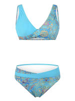 Bikini a rayas para mujer, bañador Sexy de dos piezas, conjunto de Bikini, ropa de playa, traje de baño XXL 2022 - details 5