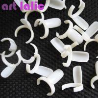 Puntas de Uñas Acrílicas Completas 50 Pcs Estilo Anillo de Arte de Uñas Color de Gel UV Para Exhibición Display de Color Pop - details 0