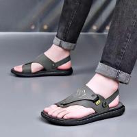 Sandalias de Verano para Hombres Uso Interior y Exterior Zapatillas de Playa Casuales Cuero Suave - details 17