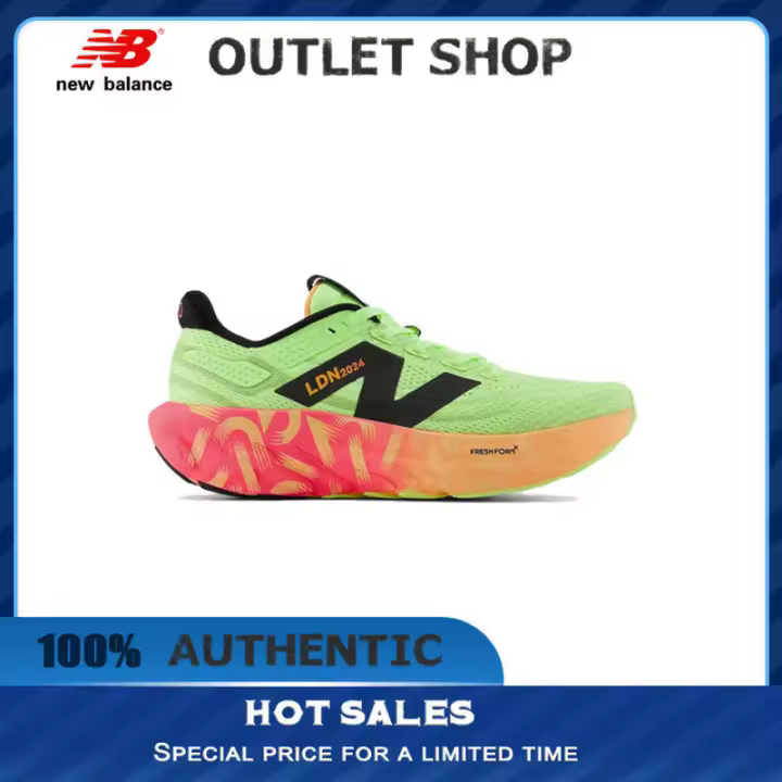 【100% AUTÉNTICO】 NB 1080 Green " Zapatillas W1080LDN Zapatillas deportivas de moda unisex para correr para hombres y mujeres apliques LETEN - 1