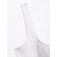 y nueva ropa de mujer de estilo europeo americano con cinturón vestido corto ajustado sin mangas con correa - details 6