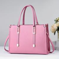 Bolso de mano elegante a la moda para mujer, bolso de hombro de gran capacidad, bolso de Color sólido, bolso versátil - details 1