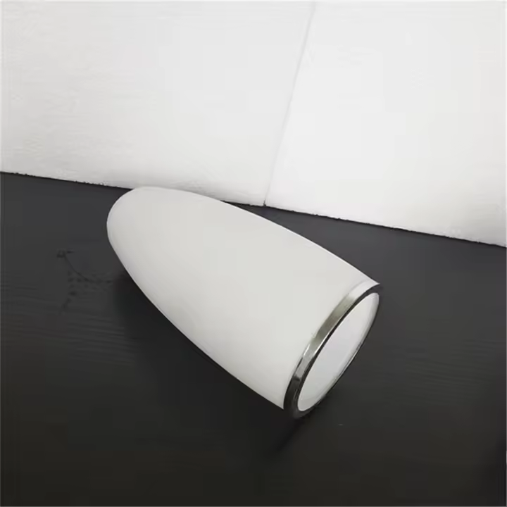 Reemplazo de pantalla de vidrio blanco mate para lámpara colgante de isla E26 E27, cubierta de pantalla de vidrio de 4,3 cm para lámpara colgante de cocina - 1