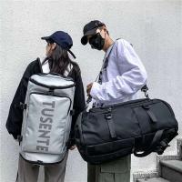 Bolso de hombro para viaje de negocios de gran capacidad, bandolera deportiva, mochila de gimnasio, bolsa de viaje con bolsillo independiente para zapatos - details 12