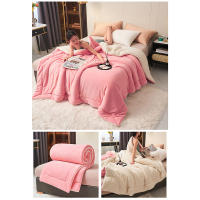 Manta de felpa de cordero grueso de doble capa, forro polar de felpa a cuadros para cama, sofá, manta de lana de Coral suave y cálida, mantas de invierno - details 17
