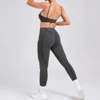 Traje de Yoga para Mujer de Cintura Alta Sujetador Deportivo Antiqueo Pantalones Fizz - details 4