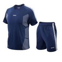 Traje de manga corta de secado rápido para hombre, ropa de fitness deportiva para correr al aire libre, LT318 - details 1