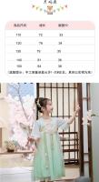 Hanfu-vestido de gasa bordado de estilo nacional Tang, manga corta, antiguo, súper inmortal, verano, 2025 - details 2