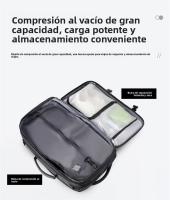 La mochila se puede aspirar y comprimir, mochila de expansión simple y de gran capacidad, de alta gama para hombres, bolsa de viaje. - details 9