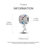 Abalorios de Perro con Lazo de Zirconia Rosa en Plata Esterlina 925 Originales para Hacer Joyas Pulsera de Bisutería - details 5