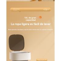 Lavadora plegable 10L portátil de lavado y centrifugado todo en uno pequeña lavadora de ropa interior para niños dormitorio de estudiantes - details 12