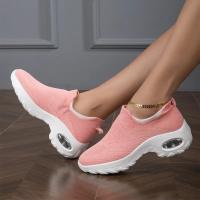 Zapatillas deportivas para mujer, zapatillas de malla Fly Weave para correr Primavera y verano Zapatillas de deporte casuales de caña baja - details 5
