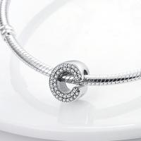 LAZA-abalorio de plata de ley 925 con 26 letras del alfabeto, abalorio de A-Z con nombre, compatible con Pulsera Original, collar, colgante, regalo de joyería - details 15