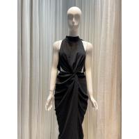 Primavera nicho diseño de alta dama puro deseo colgar cuello flaco francés calado retorcido shell fuga cintura vestido - details 28