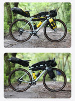 Rhinowalk-arnés para manillar de bicicleta, bolsa impermeable de 8L-13L para bicicleta de montaña, carretera, grava, Bikepacking, bolsa seca extraíble, ciclismo frontal - details 23