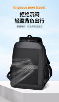 Nueva mochila para hombres, mochila de negocios para hombres de gran capacidad, película de cuero, bolsa de ordenador para viajes al aire libre - details 9