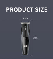 Kemei-cortadora de pelo profesional para hombres y niños, máquina de corte de barba, recargable, con pantalla LED - details 7