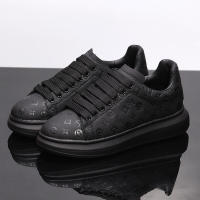 Zapatillas Blancas McQueen Cuero Genuino para Hombres y Mujeres Suela Gruesa - details 7