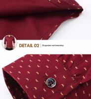 Camisa Casual a Cuadros para Hombres de Marca Nueva Moda Otoño Ajustada Manga Larga Algodón Talla Grande M-5XL - details 12