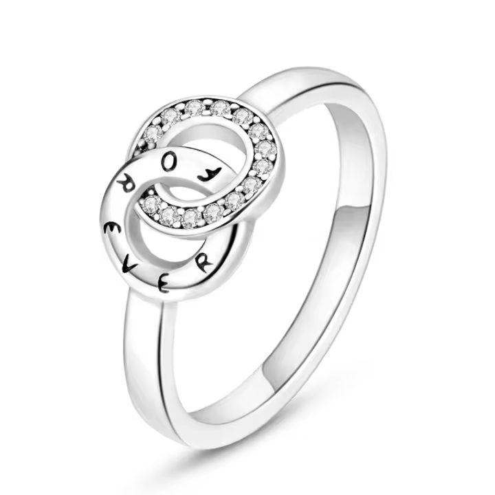 Anillos de Plata de Ley 925 para Mujer, sortija de cerccled colorida with shape de Luna y Estrella, joyería fina para Boda, compromiso, cumpleaños - 1